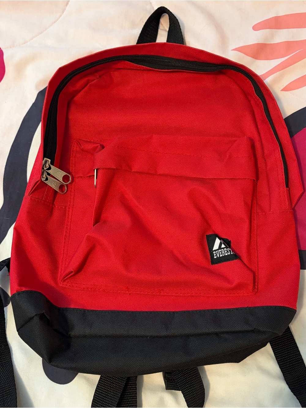 Everest Red and Black Backpack
